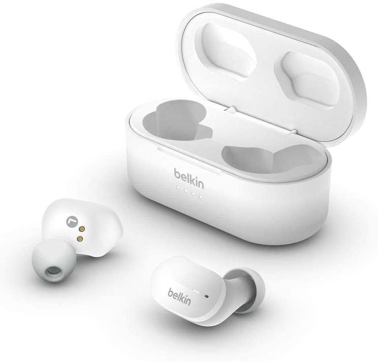 Belkin SoundForm True Wireless oordopjes (zwart/wit) voor €19,99 @ Amazon