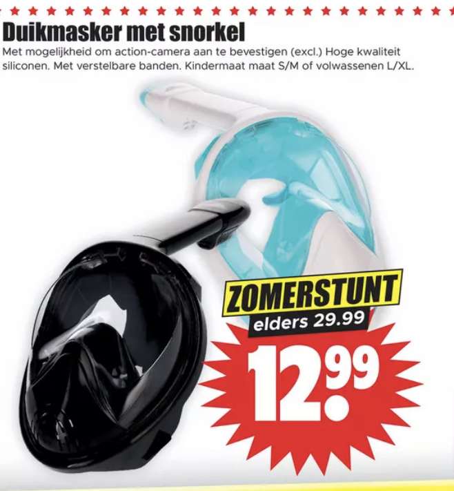 Dirk : Snorkelmasker