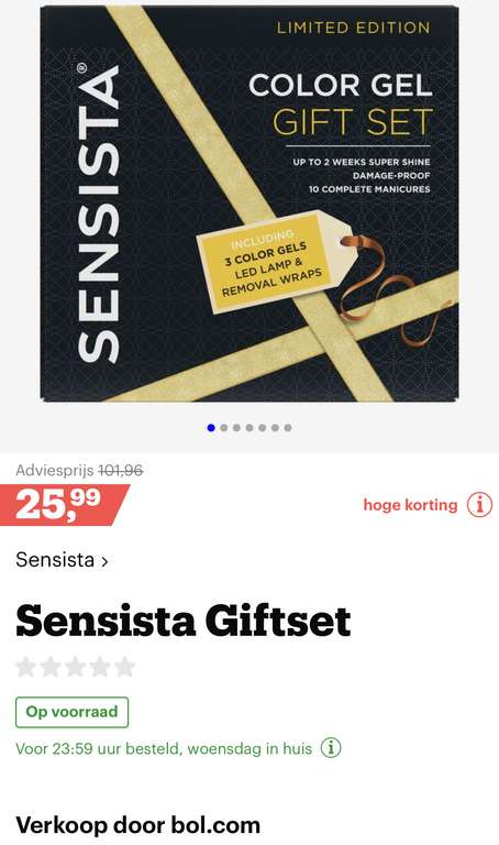 [bol.com] Sensista Giftset €15,79