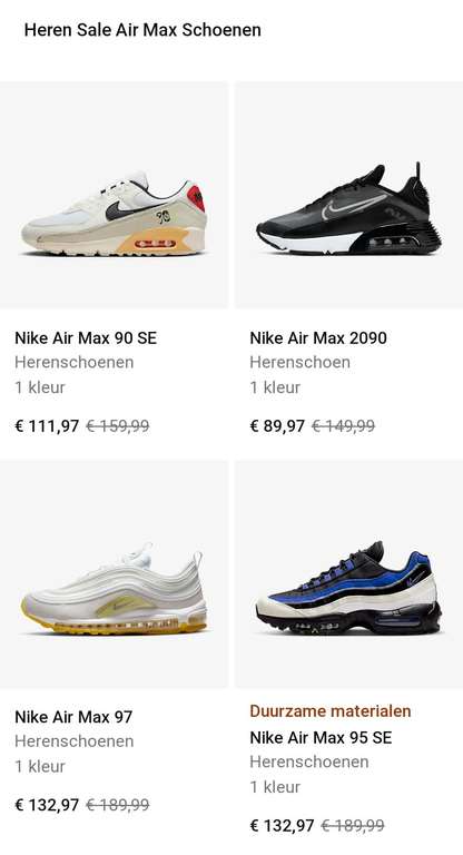 Nike Air Max Sale heren