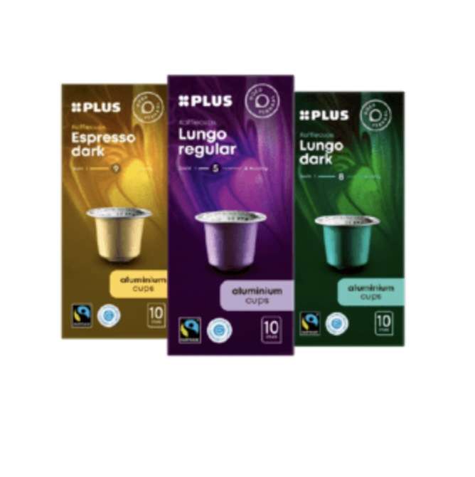 [PLUS] Koffiecups (Nespresso variant) voor 1 EU per pak (10 st.)