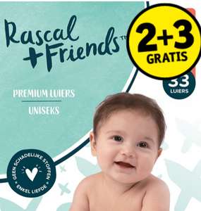 Rascal + Friends Luiers 2+3 gratis