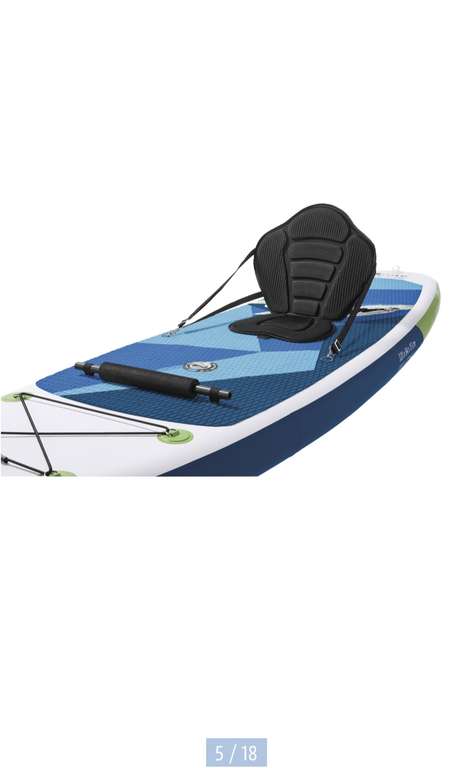 F2 Opblaasbaar SUP-board Blue met 30% Lidl app