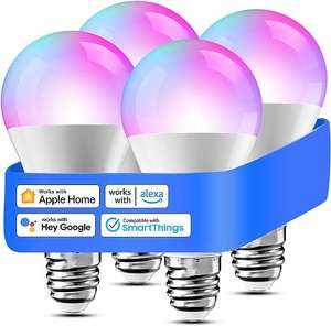 4-pack Meross MSL120 Smart Wi-Fi LED lamp voor €22,94 @ Amazon NL