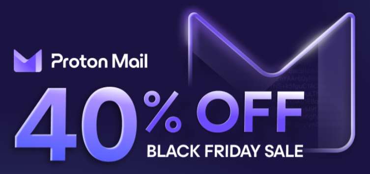 ProtonMail met Black Friday korting