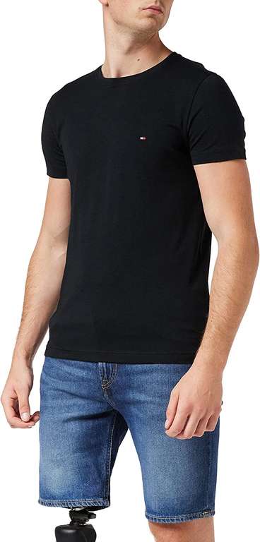 Tommy Hilfiger Men's Core Stretch Slim Cneck T-Shirt