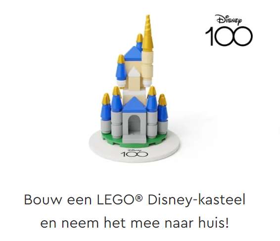 [Lokaal Lego-Stores] Gratis Lego mini Disney-kasteel op 1 en 2 juli