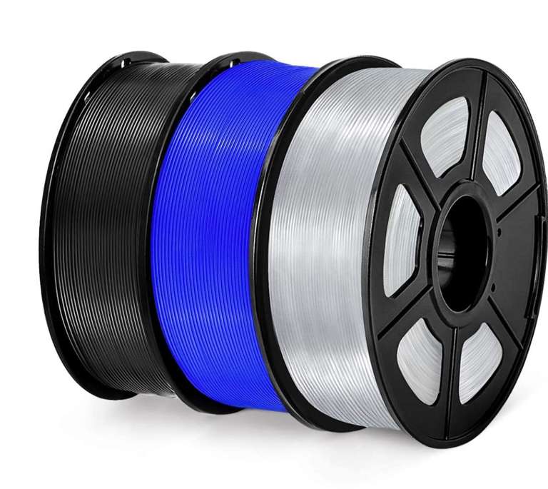 Sunlu petg 3D printer filament 3 rollen van 1kg