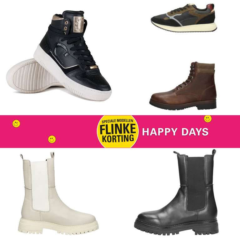 Happy Days: tot 55% korting op schoenen
