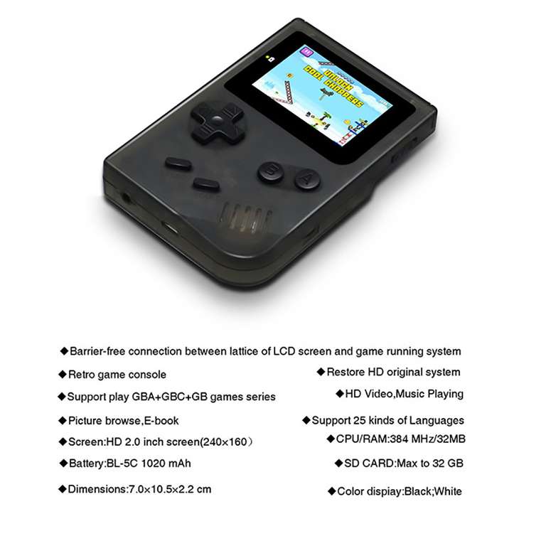 Anbernic Retro Mini handheld gameconsole voor €25 @ GeekBuying