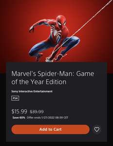 PS4- Spider-Man: game of the year (digital)