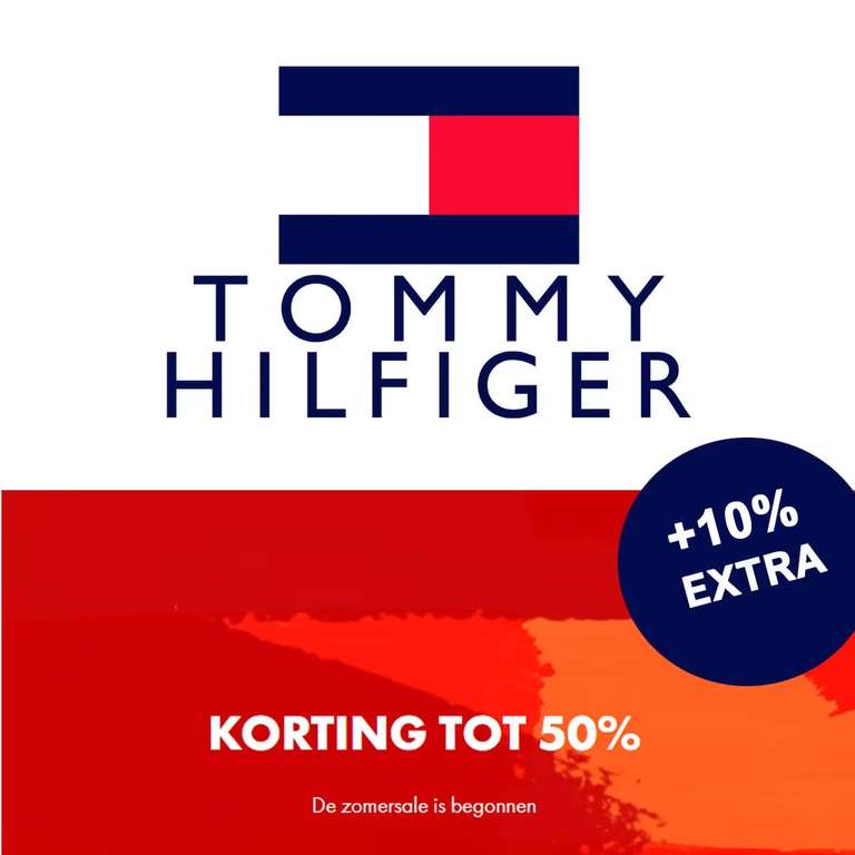 Tommy Hilfiger: sale tot -50% + 10% extra korting