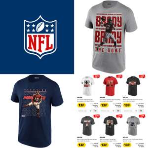NFL T-shirts - zoals met Tom Brady €13,99