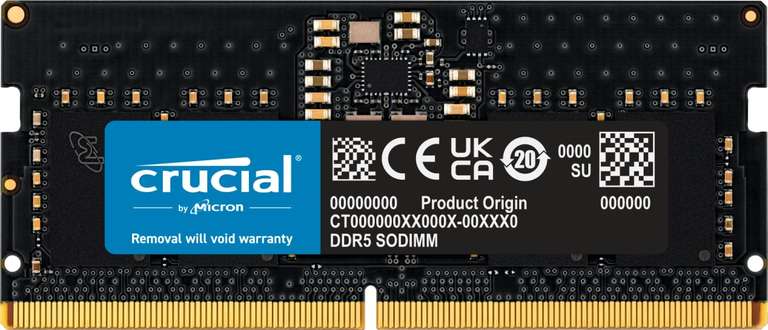 Crucial RAM CT32G48C40S5 32GB DDR5 4800MHz CL40 laptopgeheugen