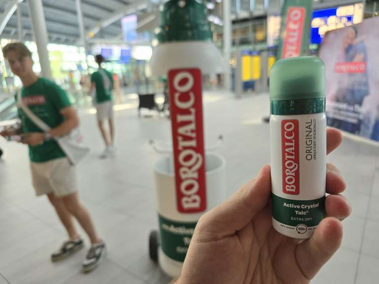 Gratis deodorant @ Utrecht Centraal Station