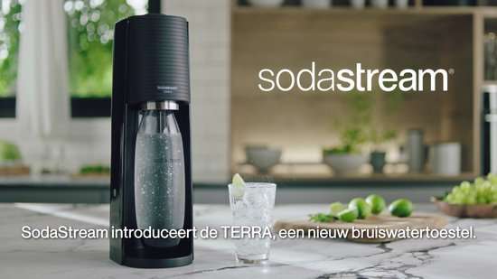 SodaStream incl 2 flessen en 1 cilinder tijdelijk met 35 euro cashback