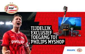 Tijdelijke toegang tot Philips Myshop met (gratis) PSV clubcard of seizoenkaart