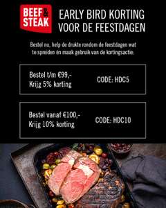 Beef & Steak kortingsactie