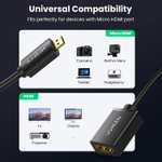 UGREEN 4K Micro HDMI naar HDMI adapter voor €5,51 @ Amazon NL