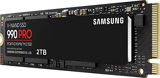 Samsung 990 Pro 2TB SSD (PCIe Gen 4.0 x4, NVMe 2.0)