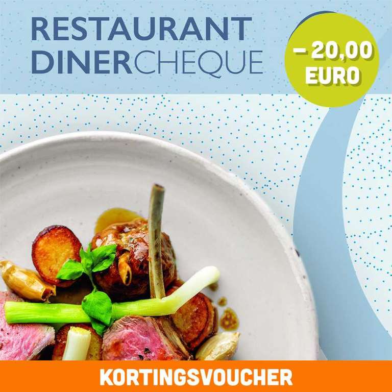 Restaurant Dinercheque t.w.v. €20 voor 20 eurosparenpunten @ Eurosparen