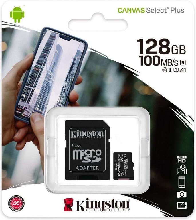 Kingston Canvas Select Plus 128GB microSDcard