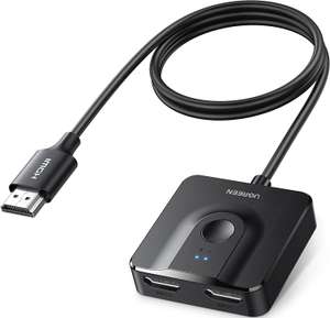 UGREEN HDMI Switch (incl. HDMI kabel) voor €12,59 @ Amazon.nl