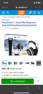 PlayStation 5 + God of War Ragnarok + Astro A20 Draadloze Gaming Headset