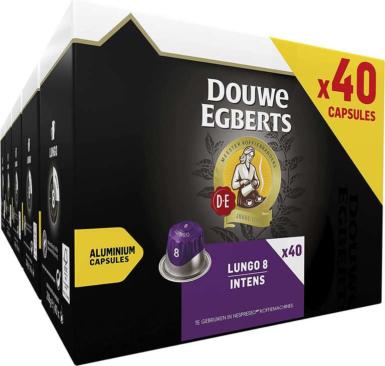 Douwe Egberts Koffiecups Lungo Intens 200 Capsules