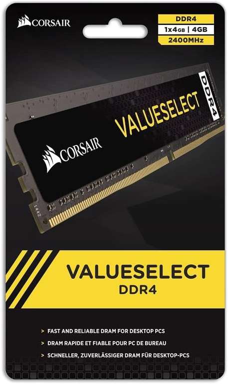 16GB DDR4 (4x6) voor 24 Euro incl. verzenden Amazon NL