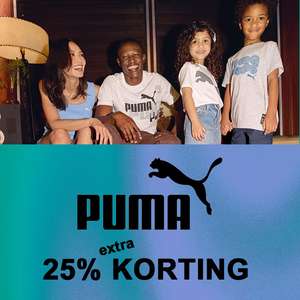 PUMA: 25% - extra - korting (members)