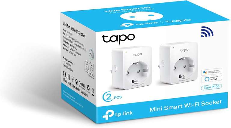 TP-Link Tapo P100 (2-pack) Smart Wi-Fi plug