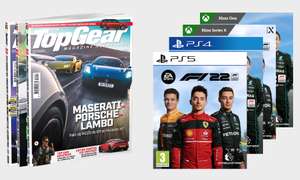 1 jaar TopGear + F1 22 voor €69,99 (Xbox One/PS4) / €79,99 (PS5 /Xbox X)