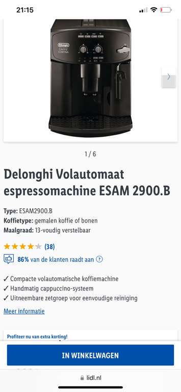 Delonghi Volautomaat espressomachine ESAM2200.S en de ESAM 2900.B
