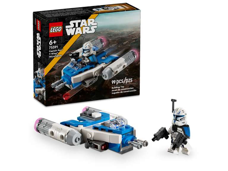 Lego Star Wars 75391 Rex Micro Fighter, 75390 Luke X-Wing Mech & 75373 Mandalore Battlepack laagste prijs (50% tov adviesprijs ivm 2 acties)