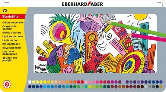 Eberhard kleurpotloden 72 stuks