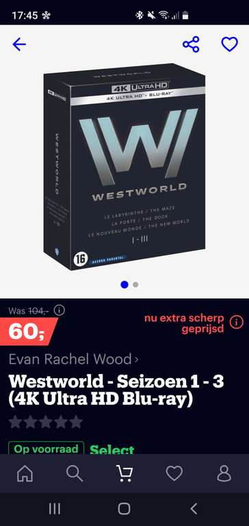 Westworld - Seizoen 1 - 3 (4K Ultra HD Blu-ray)
