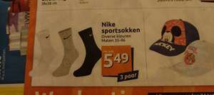 Nike 3 paar sokken bij Action