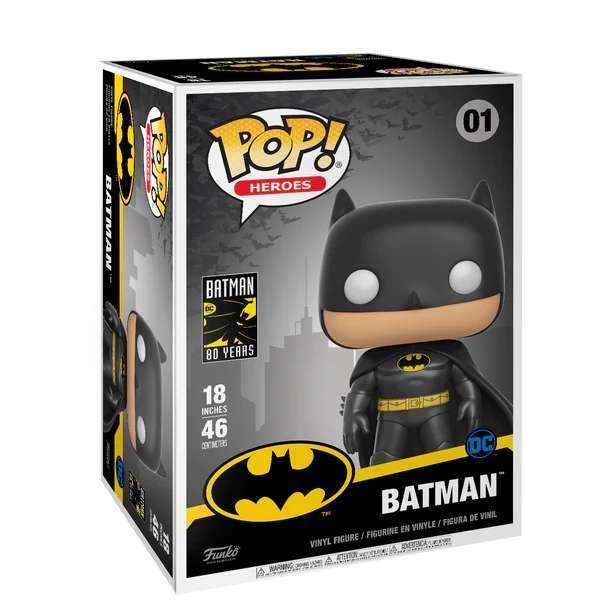 Funko Pop! 18" inch Batman + Tijdelijk gratis Freddy Pop!