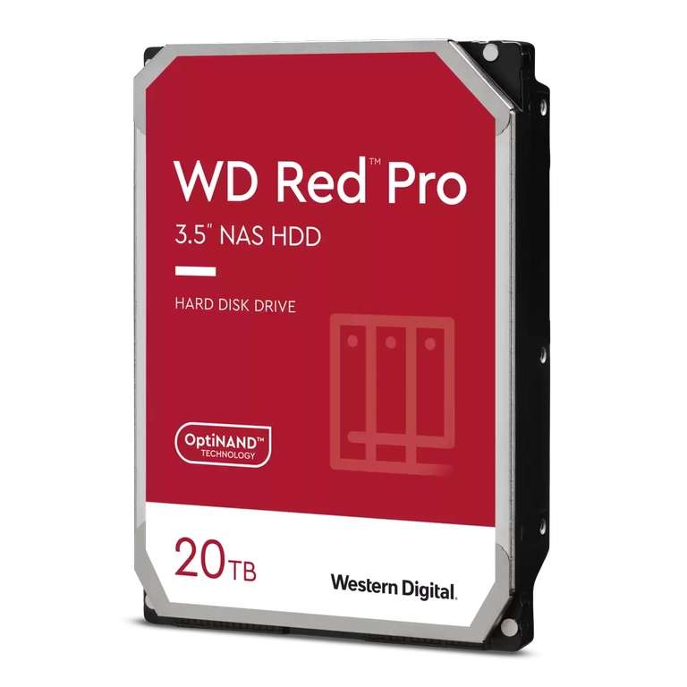 2x WD Red Pro 2020 20TB NAS harde schijf voor €786,79 @ WD Store