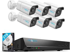 Reolink RLK8-800B6-A 4K PoE beveiligingscamerasysteem incl. NVR voor €624,99 @ Amazon NL