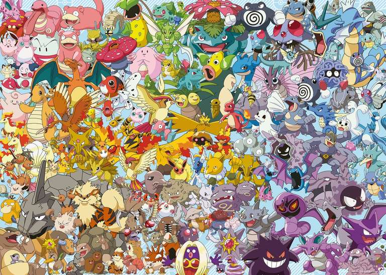 Ravensburger Challenge puzzel Pokémon 1000 stukjes voor €10,79 @ Amazon NL