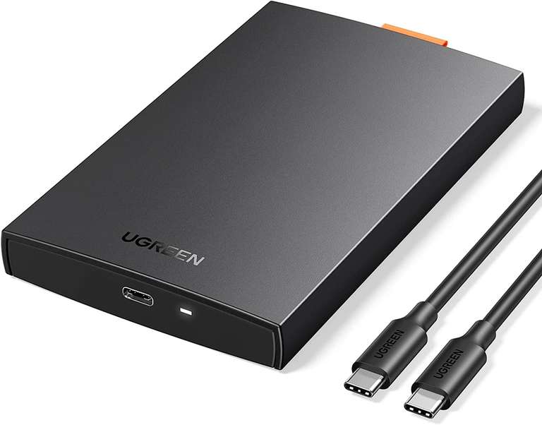 UGREEN Harde Schijf Behuizing USB C 3.1 voor HDD/SSD 7/9,5mm voor €13,99 @ Amazon NL