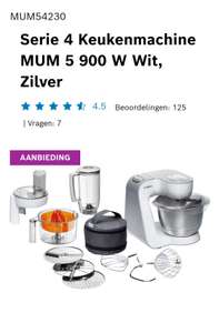 Bosch keukenmachine Mum5 900W