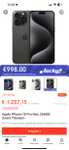 Iphone 15 Pro Max 256GB zwart