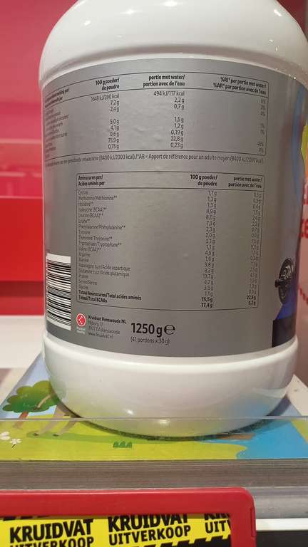 [lokaal] Pure Whey €13 per 1,25 kilo met 50% korting @ Kruidvat