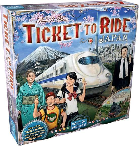 Ticket to Ride Japan & Italië - Uitbreiding - Bordspel