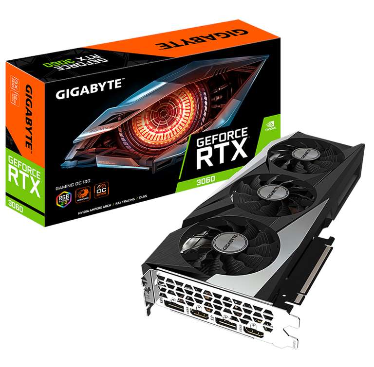 Gigabyte GeForce RTX 3060 Gaming OC 12G GDDR6 ram