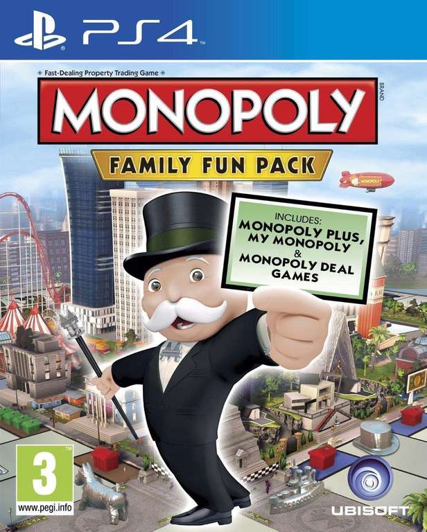 Monopoly, Family Fun Pack. PS4-versie