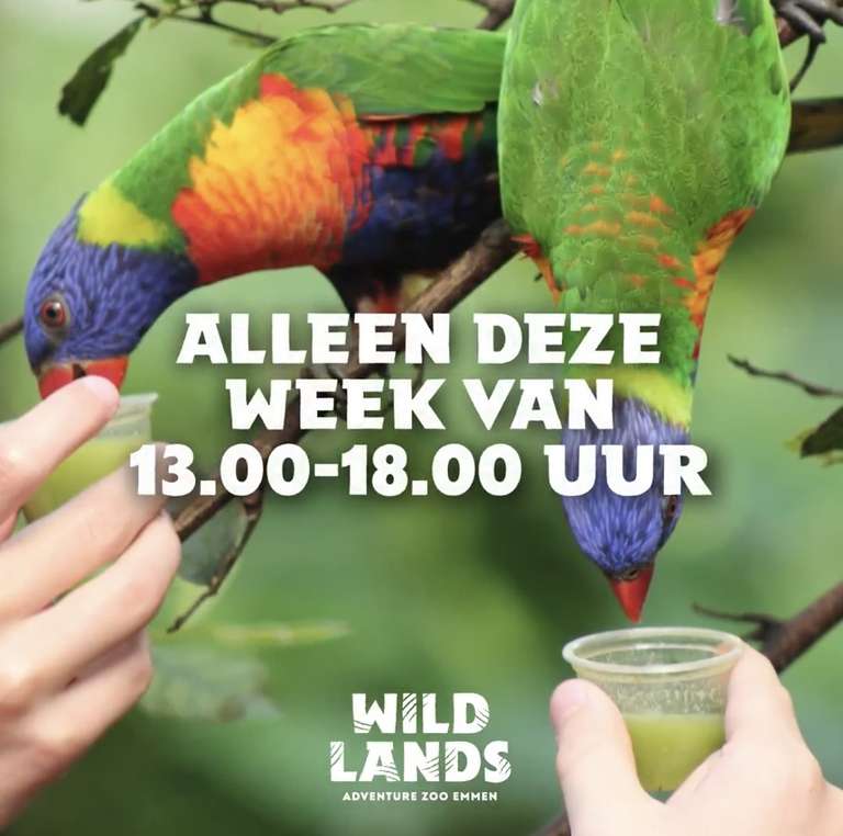 Hollands-weer-ticket Wildlands adventure zoo Emmen